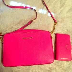 TODAY ONLY !  MK CROSSBODY & IPHONE 6/6s WALLET